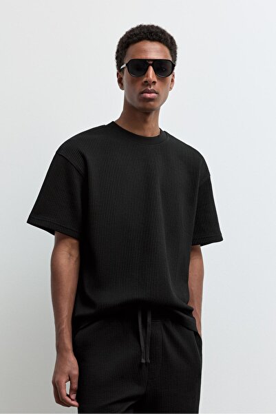 LEFTIES Kısa kollu dokulu sweatshirt
