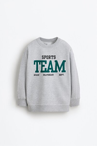 LEFTIES Baskılı sweatshirt