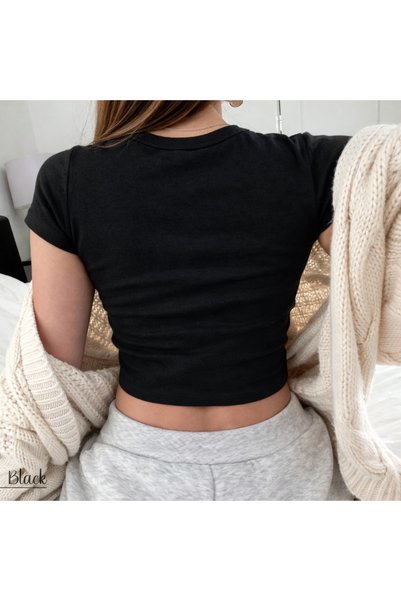 ZAVIXO Women's Slim Crop Top Lightweight Fabric Summer Trending Product