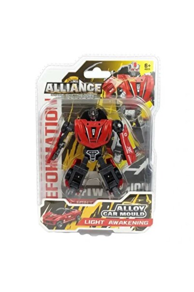 Store Metal Arabaya Dönüşen Robot Oyuncak Dönüşebilen Araba Robot Figür Dayan...