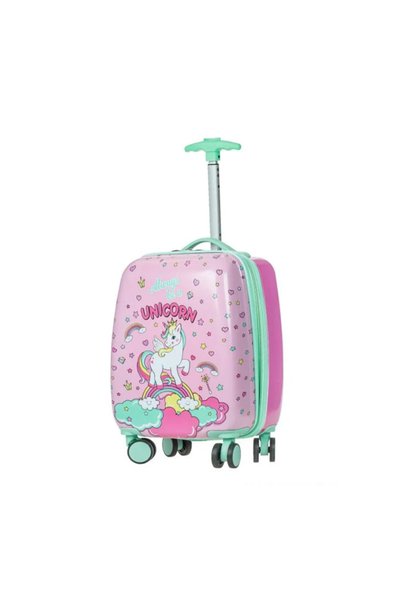 Lumi LUXURY Valiza copii design unicorn, 50 x 31 x 21 cm, 22 litri