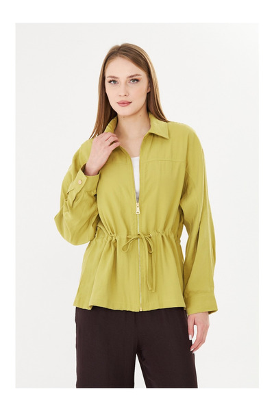 PIQUE Γυναικείο παλτό Nova Safran