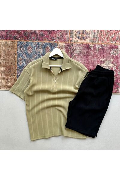 one2tex Men's Ottoman Fabric Top and Bottom Set