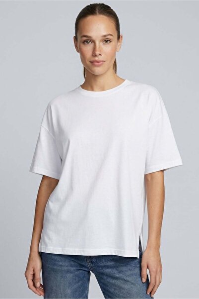 Brix Women's Oversize T-Shirt 3547 White Color