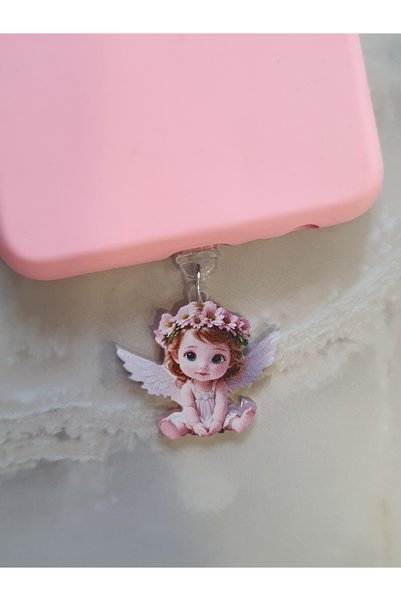 ZB Aksesuarda Moda TYP-C UYUMLU ŞARJ GİRİŞ KORUMA CHARMI TELEFON CHARM TYP-C