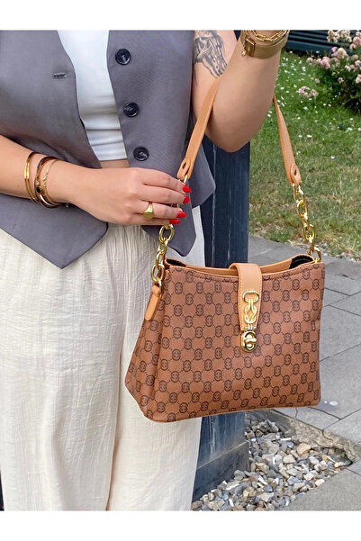 Trend Hanım Michael Polo - Geantă de mână și de umăr elegantă pentru femei, c...