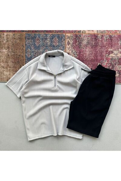 one2tex Men's Ottoman Fabric Top and Bottom Set