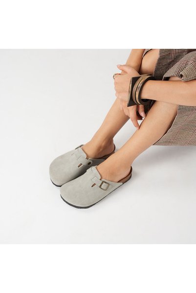 DAD WOLF Dadwolf Cork Sole Boston 59463 Sabo Slippers