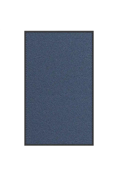 vidaxl Χαλάκι πόρτας μπλε 90×150 cm