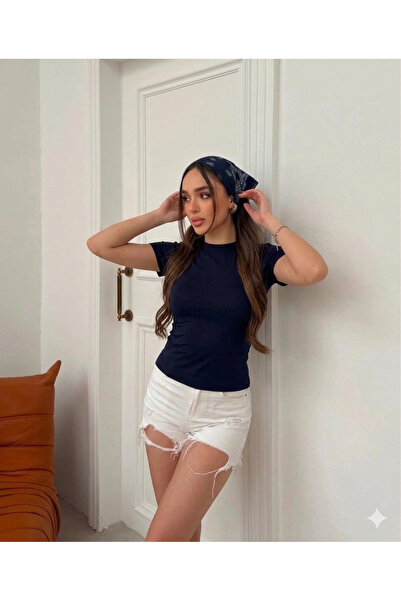 Ozy Fashion Κορμάκι - Ναυτικό μπλε - Στενή γραμμή