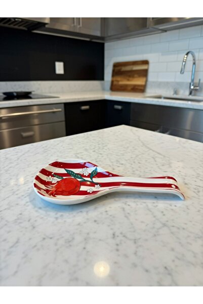 Bereketli Store Πορσελάνινο Σουβέρ Κουταλιού με Ρόδια |   Συσκευή Κουζίνας με...