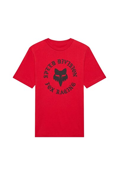 FOX Racing Σήμα Αλεπούς Νεανικό Μπλουζάκι Θιβετιανό Κόκκινο