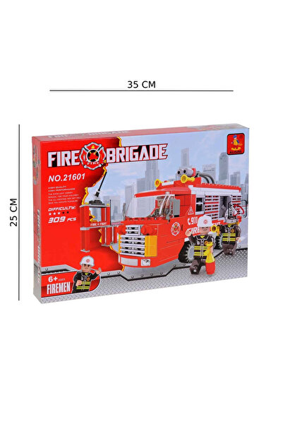 KESKİN SOUND Fire Department Set 309 Piece Block Set