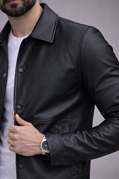 BASEL.CO Μπουφάν - Μαύρο - Στενή εφαρμογή