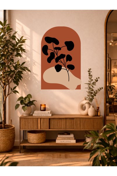 cyatelier Minimalist Wall Sticker Foil Modern Boho Wall Decor Self-Adhesive Decorative Wall Ornament
