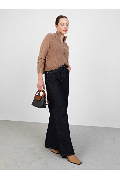 mood Λιτό πουλόβερ - Μπεζ - Κανονική εφαρμογή