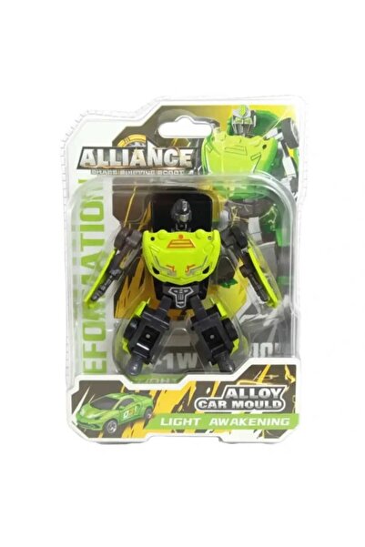 Store Metal Arabaya Dönüşen Robot Oyuncak Dönüşebilen Araba Robot Figür Dayan...