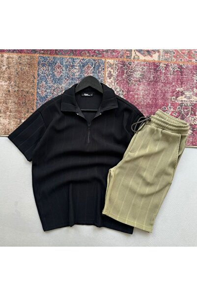 one2tex Men's Ottoman Fabric Top and Bottom Set