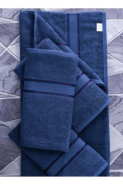 Baltic Linen طقم مناشف حمام من 4 قطع، فائق النعومة، 70 × 140 سم، 100% قطن
