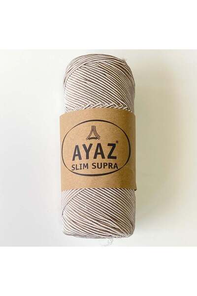 Ayaz Slim Supla Mumlu İp, Runner İpi 200 Gr (%80 Pamuk %20 Poly.) 1257