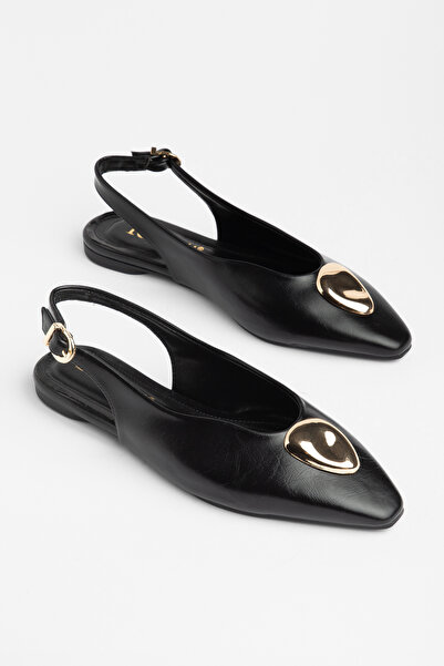 RİSSOLİ Μπαλαρίνες - Μαύρο - Casual