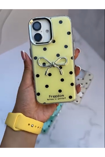 bovinox iPhone 15 Pro Max Kılıf Gümüş Fiyonk Detaylı Puantiyeli Silikon Darbe...