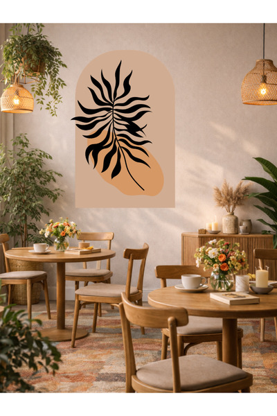 cyatelier Minimalist Wall Sticker Foil Modern Boho Wall Decor Self-Adhesive D...