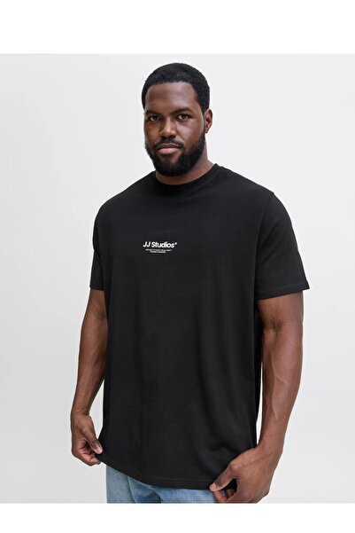 Jack & Jones T-Shirt plus size - Μαύρο - Άνεση