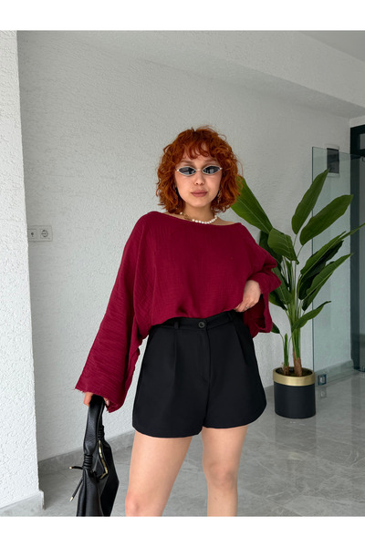 Bak'ap Σορτς - Μαύρο - Υψηλή μέση