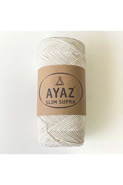 Ayaz Slim Supla Mumlu İp, Runner İpi 200 Gr (%80 Pamuk %20 Poly.) 1300