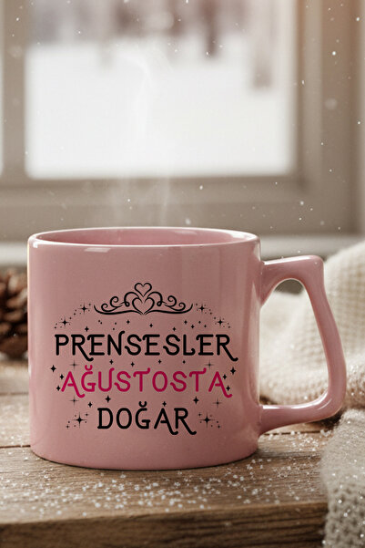 qoeuyl boutique أكواب مطبوعة بتصميم "أميرات مواليد أغسطس" هدية خاصة لعيد المي...