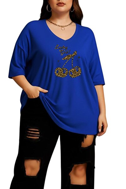 DM DOLCE MORE ΜΠΛΟΥΖΑΚΙ ΟΥΝΙΣΕΞ ΥΠΕΡΜΕΓΕΘΕΣ ΜΕ ΣΤΑΜΠΑ ΚΕΡΑΣΙΑ, ΜΕ ΛΑΙΜΟΚΟΨΗ Σ...