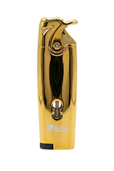 Black Martin Tek Torch Pürmüz Gold Metal Puro Çakmağı - TR9570
