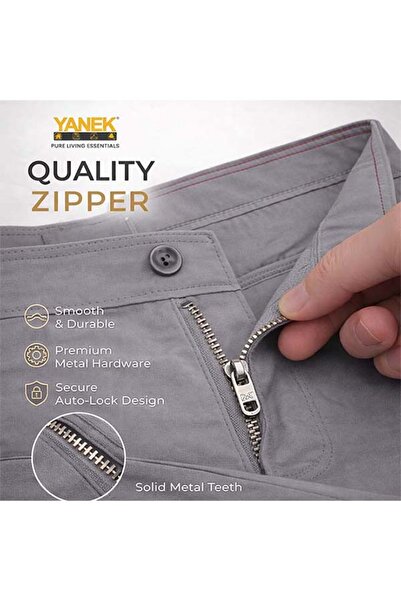 YANEK Men’s Slim Fit Chino Trousers – Premium Comfort & Everyday Style