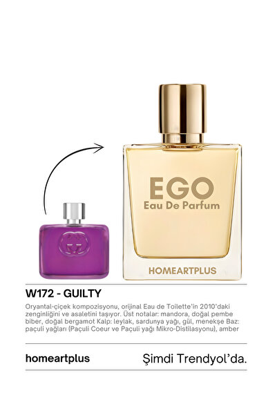 homeartplus W172 - Edp 50 ml ( GUILTY ) Oryantal Çiçek Kadın Parfüm