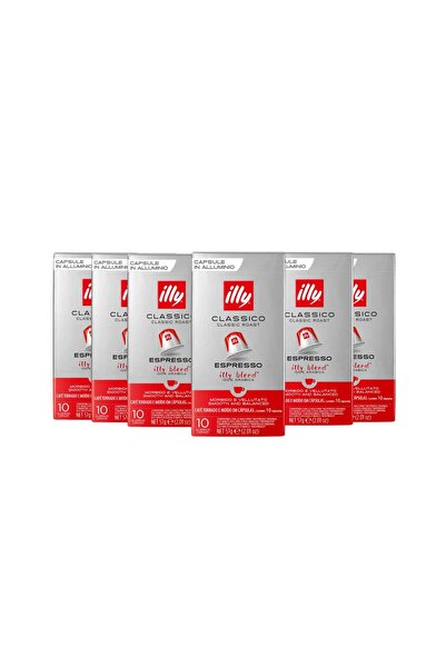 illy 6'lı Classico Alüminyum Kapsül