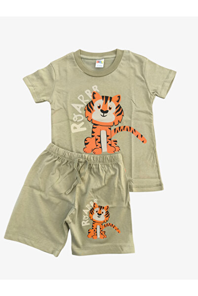 zahider Σετ πιτζάμας - Χακί - Μήκος σορτς