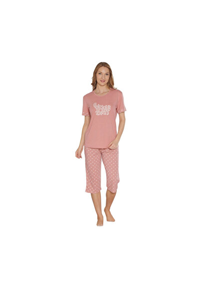 DOWRY 07-10 Set de pijamale Capri de vară pentru femei