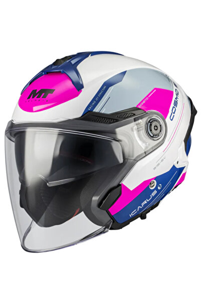 MT Cosmo Sv A8 Parlak Açık Kask-M