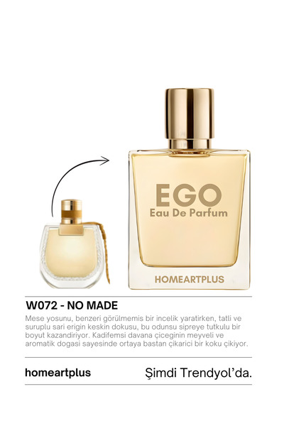 homeartplus W072 - ( NO MADE ) 50 ML Çiçeksi Kadın Parfüm