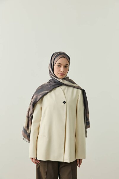 Modakaşmir Ravena Desen Twill Şal