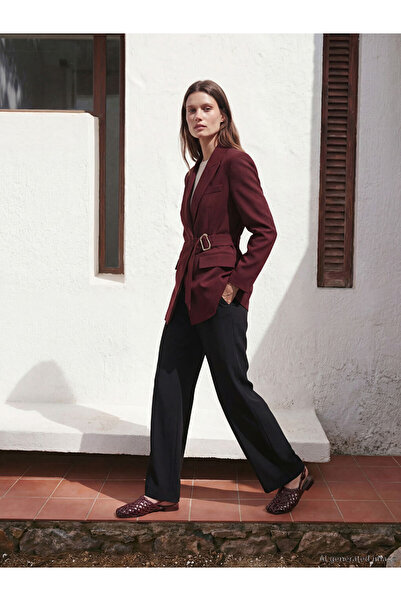 LC Waikiki Double Breasted Collar Women's Blazer Jacket