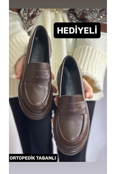 KAYGISIZ AYAKKABI Παπούτσια Oxford - Καφέ - Χαμηλό τακούνι (1-4 cm)