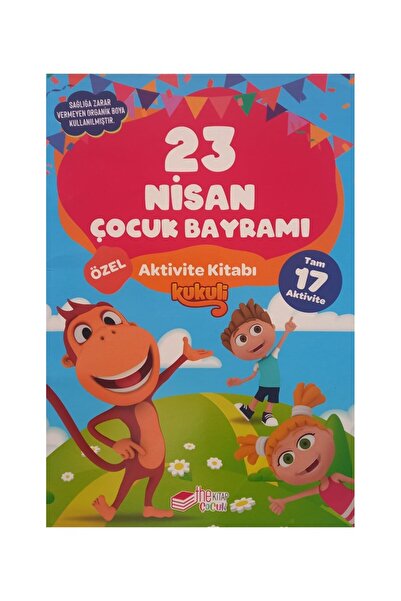 The Çocuk كتاب الأنشطة الخاصة من كوكولي 23 أبريل باللون الأحمر