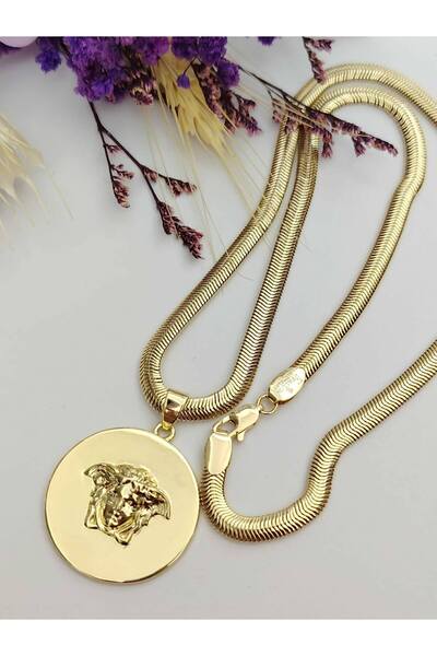 OEM Κολιέ από ατσάλι - Χρυσαφί