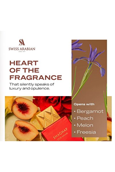 SWISS ARABIAN Shaghaf Oud Ahmar Eau De Unisex Parfum 75 ml