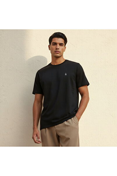 Emperor Men Regular Fit Crew Neck Short Sleeve T-shirt