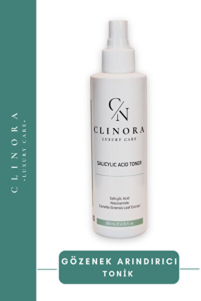 CLINORA Salisilik Asit Tonik - Gözenek Sıkılaştırıcı Tonik 200 ML