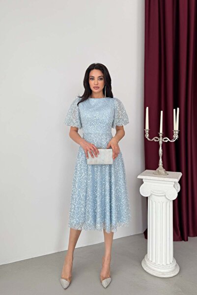 Serica Moda Βραδινό φόρεμα & φόρεμα χορού - Μπλε - φούστα φούσκα