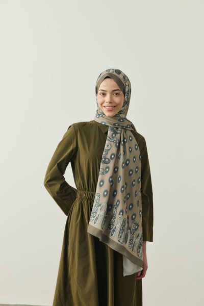 Modakaşmir Nomad Desen Medine İpeği Şal
